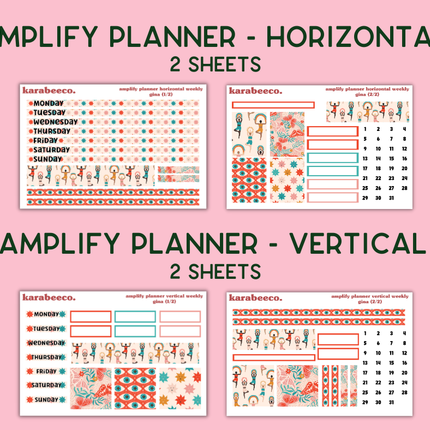Amplify Planner Stickers | Weekly Kit | Gina