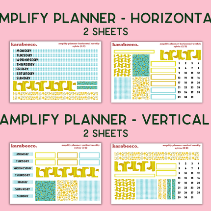 Amplify Planner Stickers | Weekly Kit | Sylvia