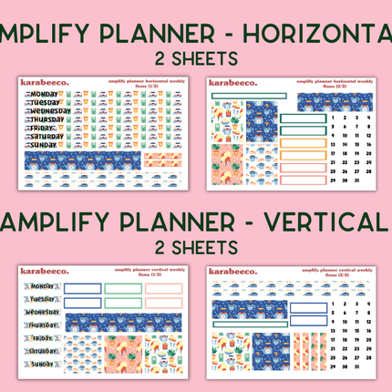 Amplify Planner Stickers | Weekly Kit | Fiona