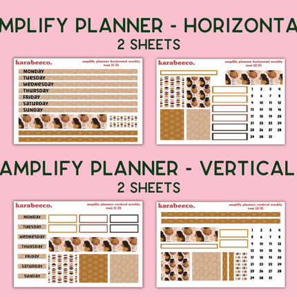 Amplify Planner Stickers | Weekly Kit | Toni