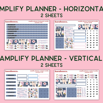 Amplify Planner Stickers | Weekly Kit | Natasha