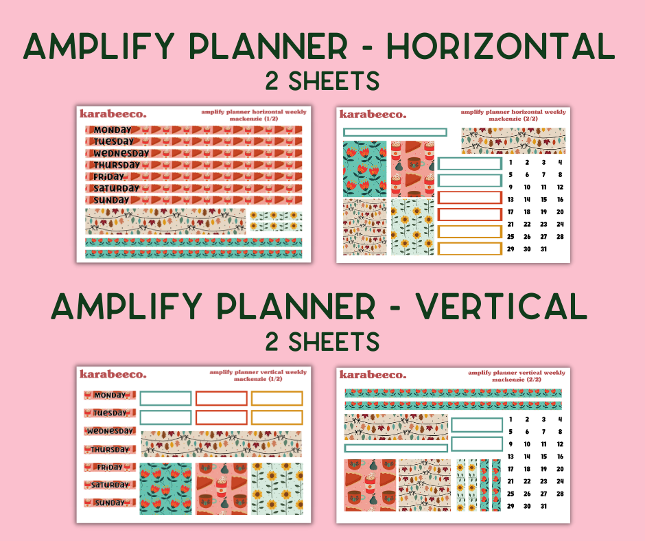 Amplify Planner Stickers | Weekly Kit | Mackenzie