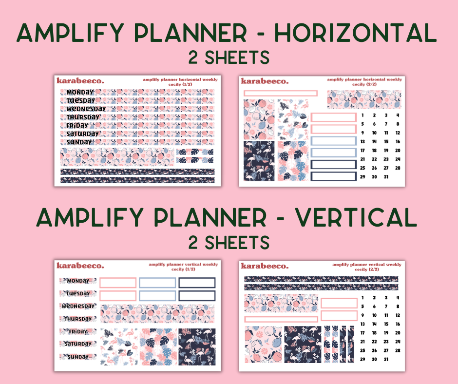 Amplify Planner Stickers | Weekly Kit | Cecily