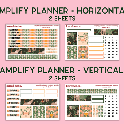 Amplify Planner Stickers | Weekly Kit | Jackie