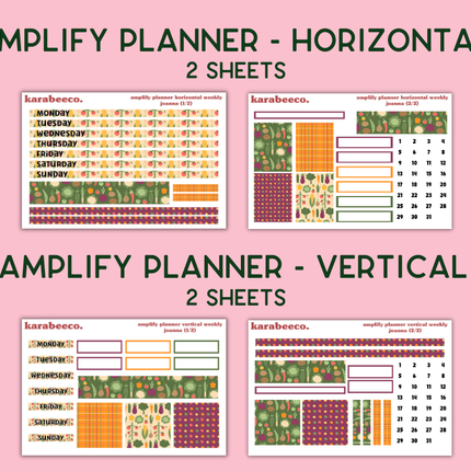 Amplify Planner Stickers | Weekly Kit | Joanna