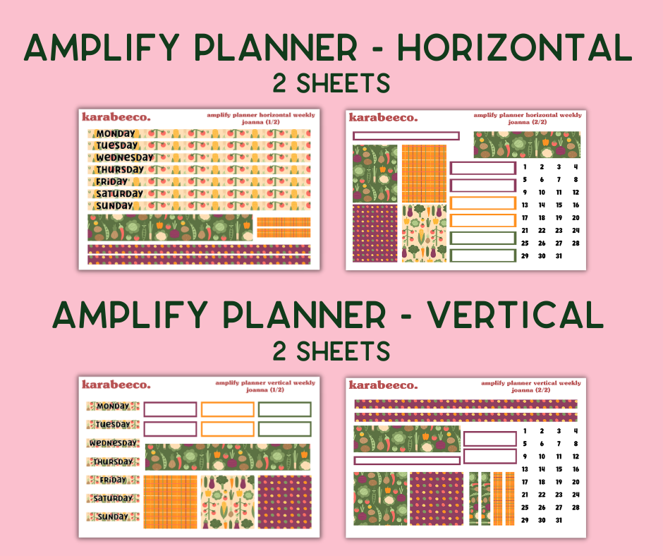 Amplify Planner Stickers | Weekly Kit | Joanna