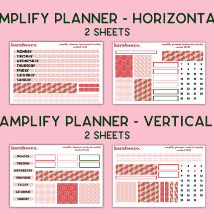Amplify Planner Stickers | Weekly Kit | Rachel
