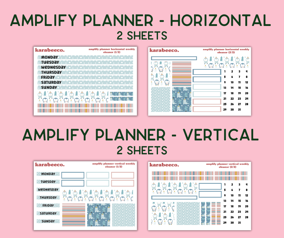 Amplify Planner Stickers | Weekly Kit | Eleanor