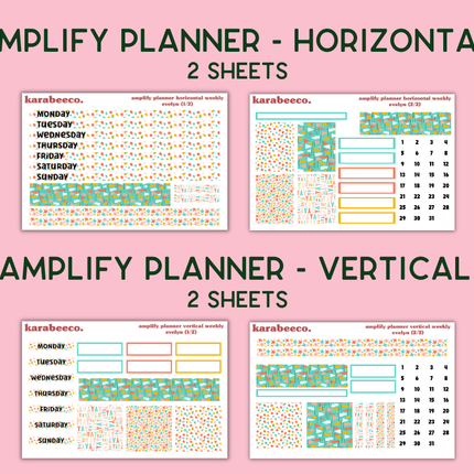 Amplify Planner Stickers | Weekly Kit | Evelyn