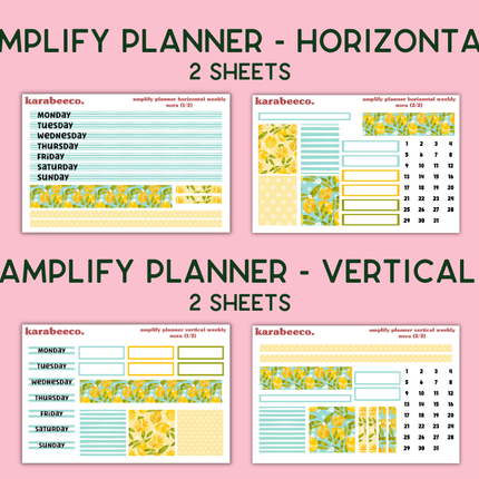 Amplify Planner Stickers | Weekly Kit | Nora