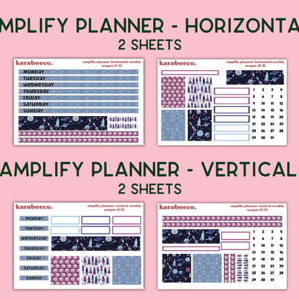 Amplify Planner Stickers | Weekly Kit | Megan