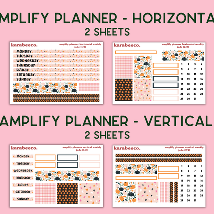 Amplify Planner Stickers | Weekly Kit | Jade