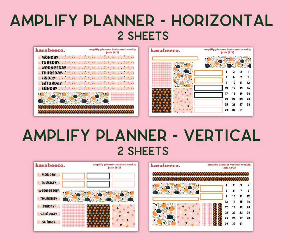 Amplify Planner Stickers | Weekly Kit | Jade