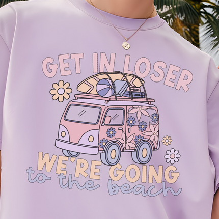 Comfort Colors Tee | Get In Loser We're Going to the Beach [674]