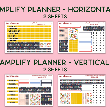 Amplify Planner Stickers | Weekly Kit | Debbie