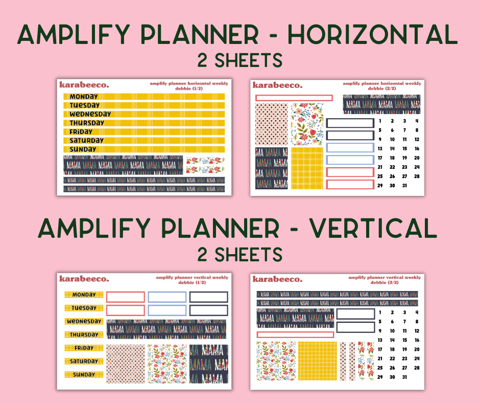 Amplify Planner Stickers | Weekly Kit | Debbie