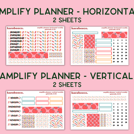 Amplify Planner Stickers | Weekly Kit | Gabriella
