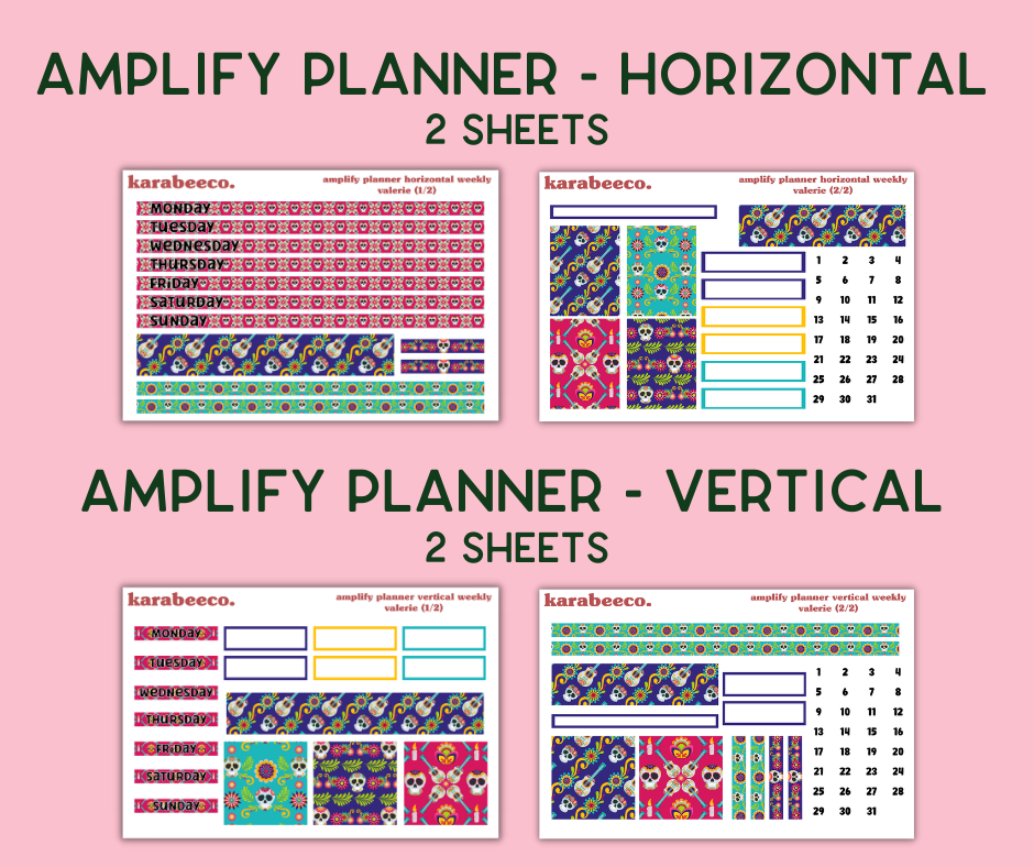 Amplify Planner Stickers | Weekly Kit | Valerie