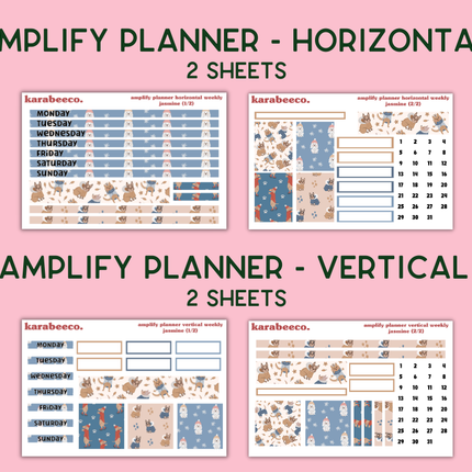 Amplify Planner Stickers | Weekly Kit | Jasmine