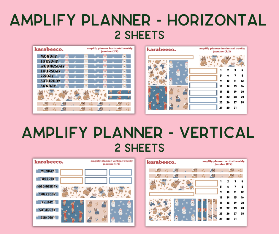 Amplify Planner Stickers | Weekly Kit | Jasmine