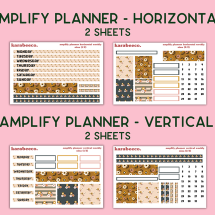 Amplify Planner Stickers | Weekly Kit | Nina