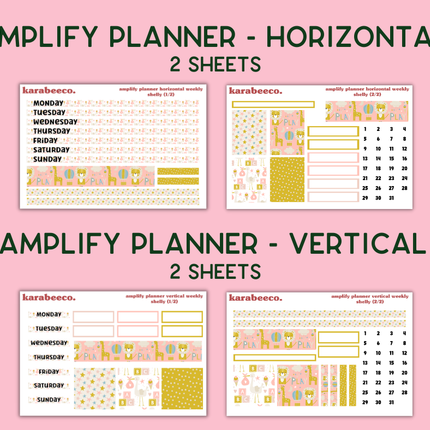 Amplify Planner Stickers | Weekly Kit | Shelly