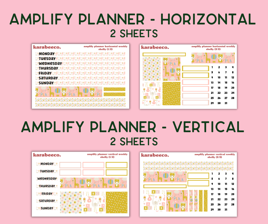 Amplify Planner Stickers | Weekly Kit | Shelly