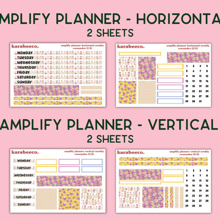 Amplify Planner Stickers | Weekly Kit | Cassandra