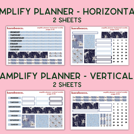 Amplify Planner Stickers | Weekly Kit | Peggy