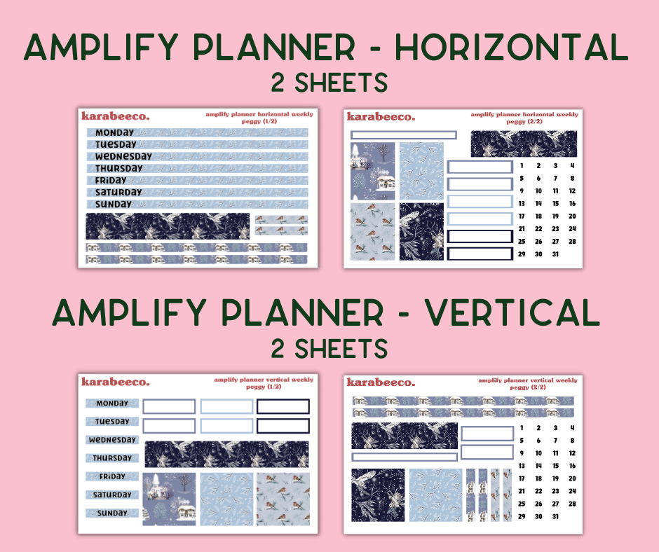 Amplify Planner Stickers | Weekly Kit | Peggy