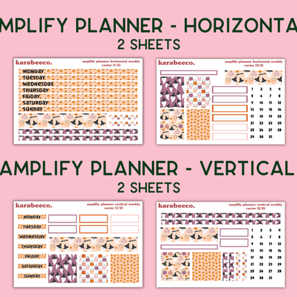 Amplify Planner Stickers | Weekly Kit | Carter