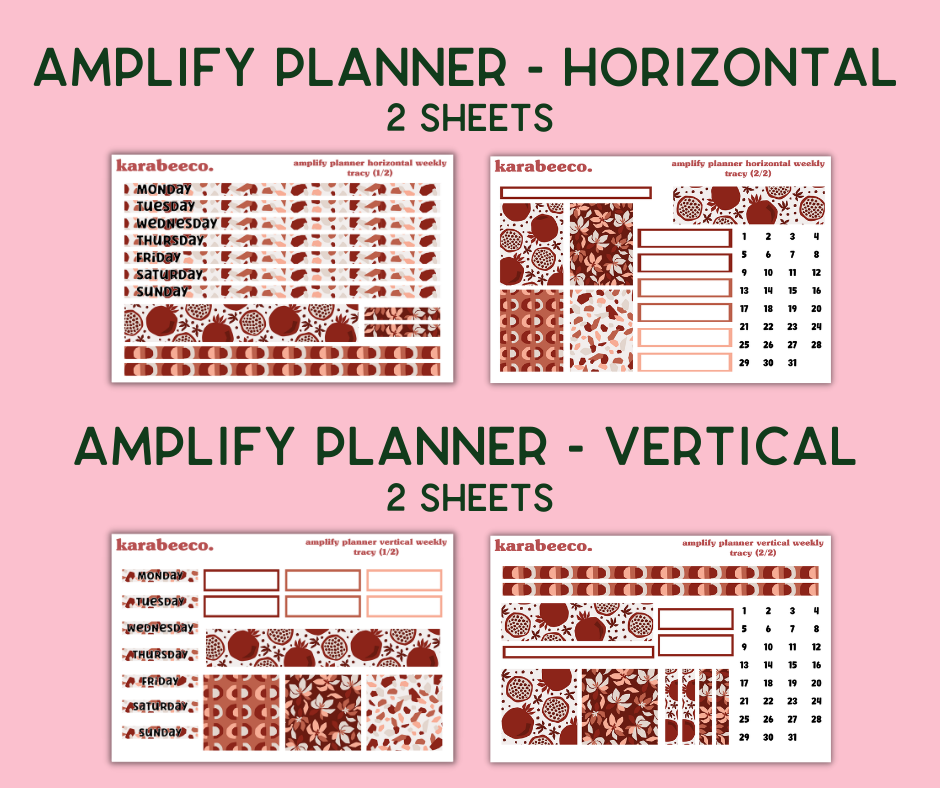 Amplify Planner Stickers | Weekly Kit | Tracy