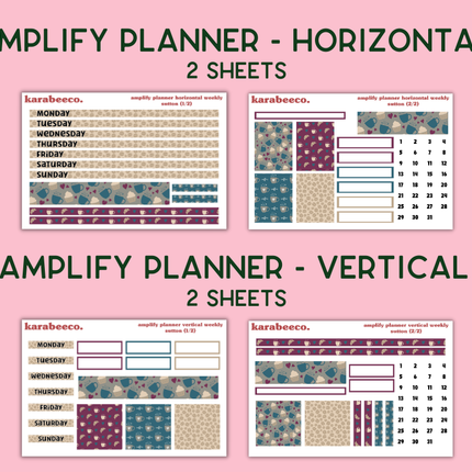 Amplify Planner Stickers | Weekly Kit | Sutton