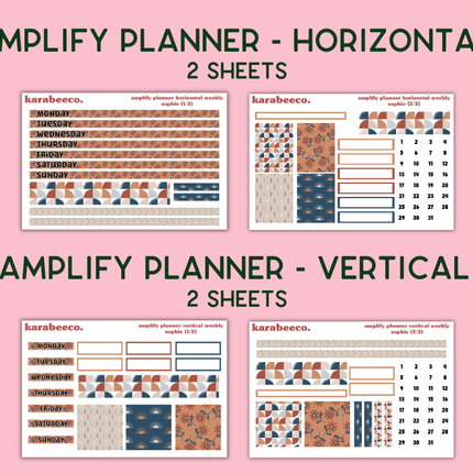 Amplify Planner Stickers | Weekly Kit | Sophie