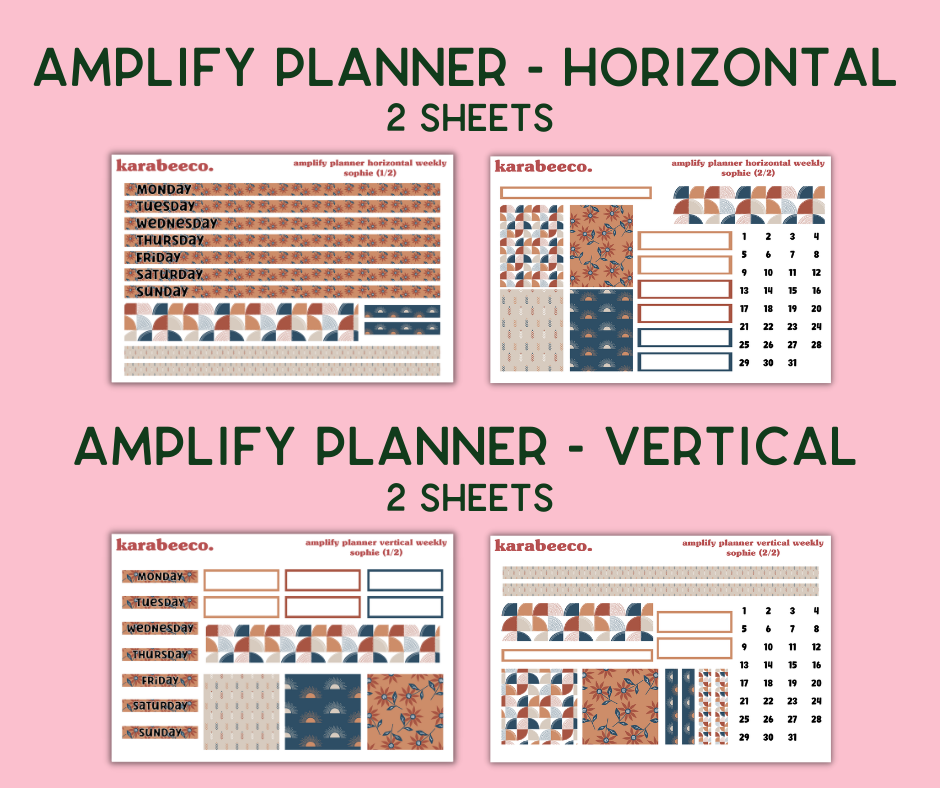 Amplify Planner Stickers | Weekly Kit | Sophie