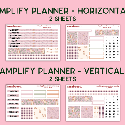 Amplify Planner Stickers | Weekly Kit | Mindy