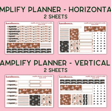 Amplify Planner Stickers | Weekly Kit | Marie
