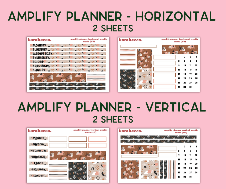 Amplify Planner Stickers | Weekly Kit | Marie