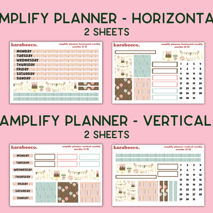 Amplify Planner Stickers | Weekly Kit | Martha