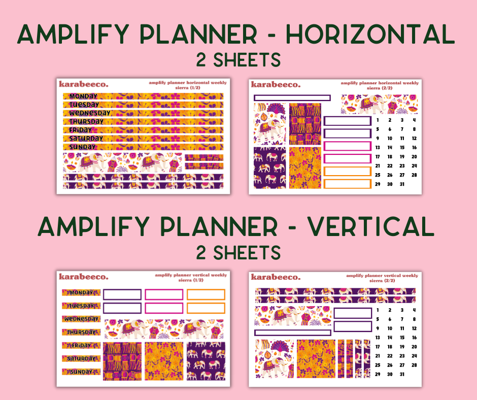 Amplify Planner Stickers | Weekly Kit | Sierra