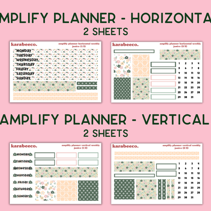 Amplify Planner Stickers | Weekly Kit | Janice
