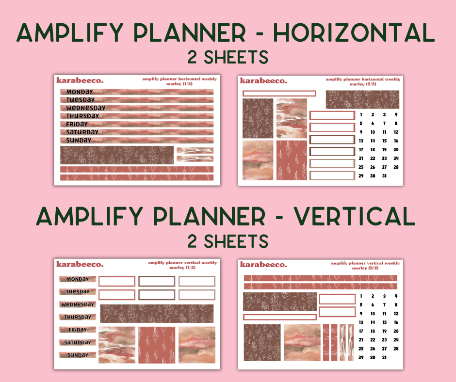 Amplify Planner Stickers | Weekly Kit | Marley