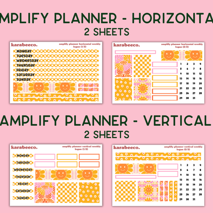 Amplify Planner Stickers | Weekly Kit | Logan