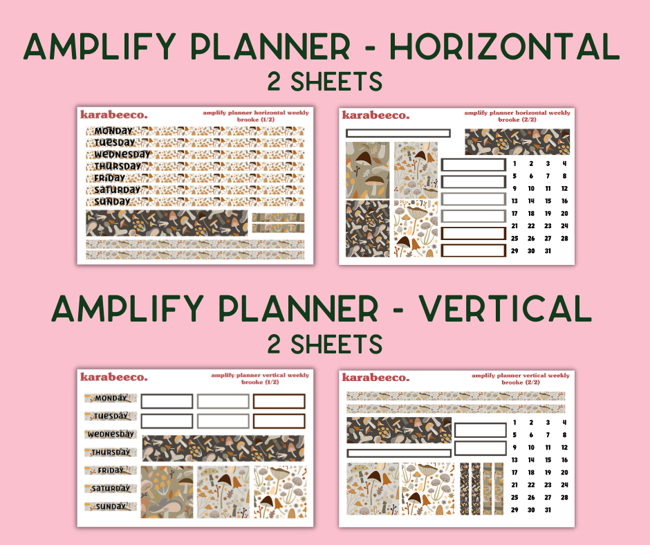 Amplify Planner Stickers | Weekly Kit | Brooke