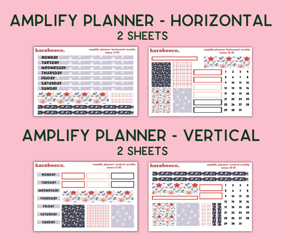 Amplify Planner Stickers | Weekly Kit | Tanya