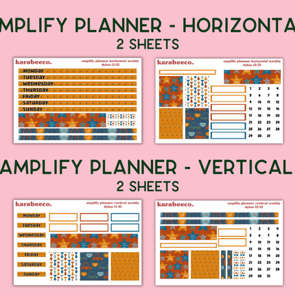 Amplify Planner Stickers | Weekly Kit | Dylan