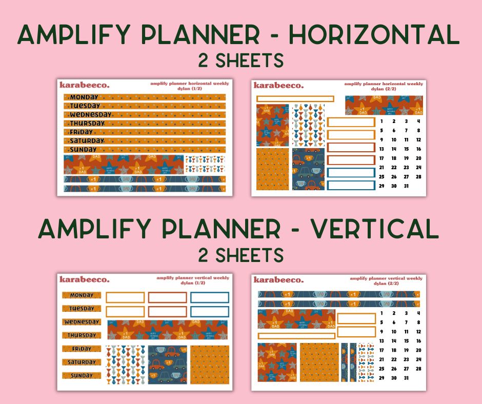 Amplify Planner Stickers | Weekly Kit | Dylan