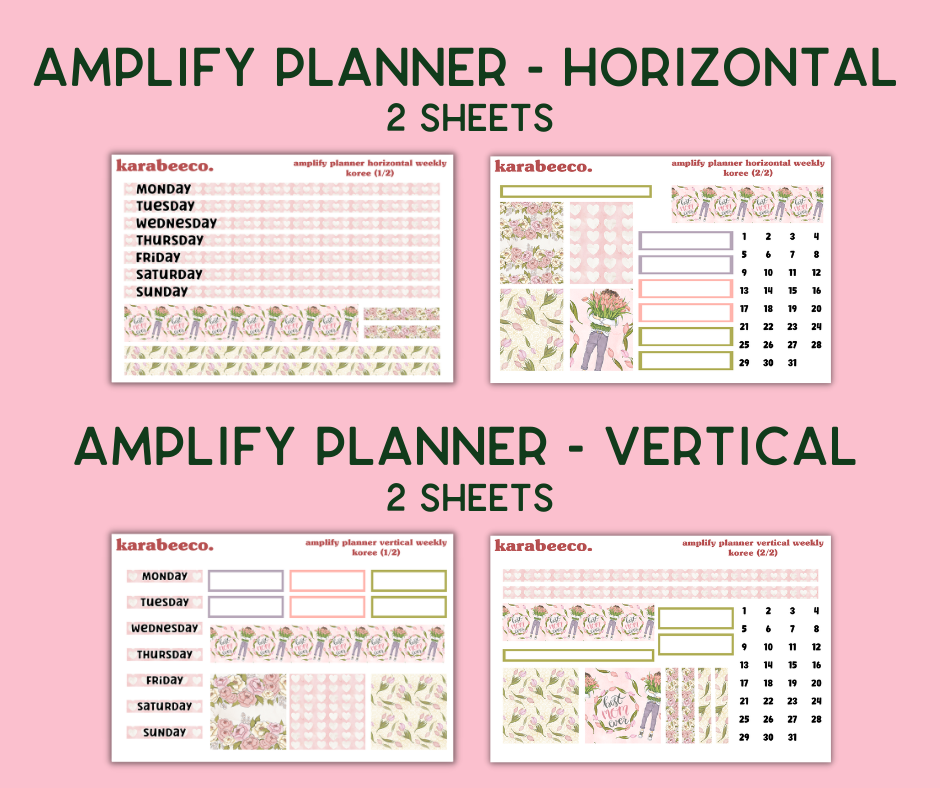 Amplify Planner Stickers | Weekly Kit | Koree