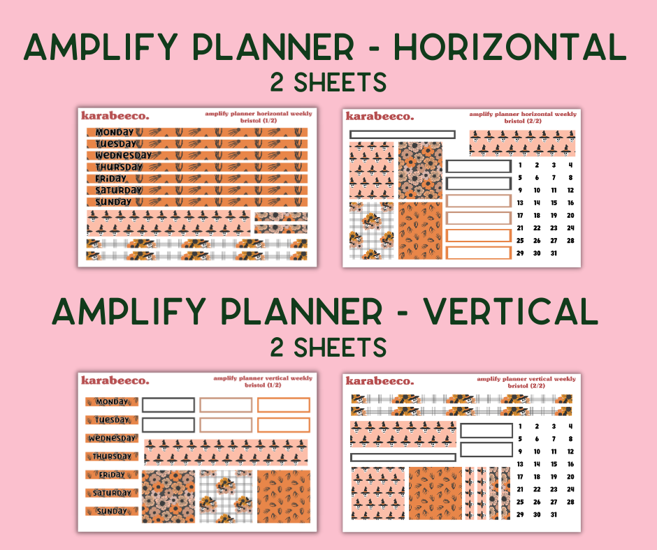 Amplify Planner Stickers | Weekly Kit | Bristol