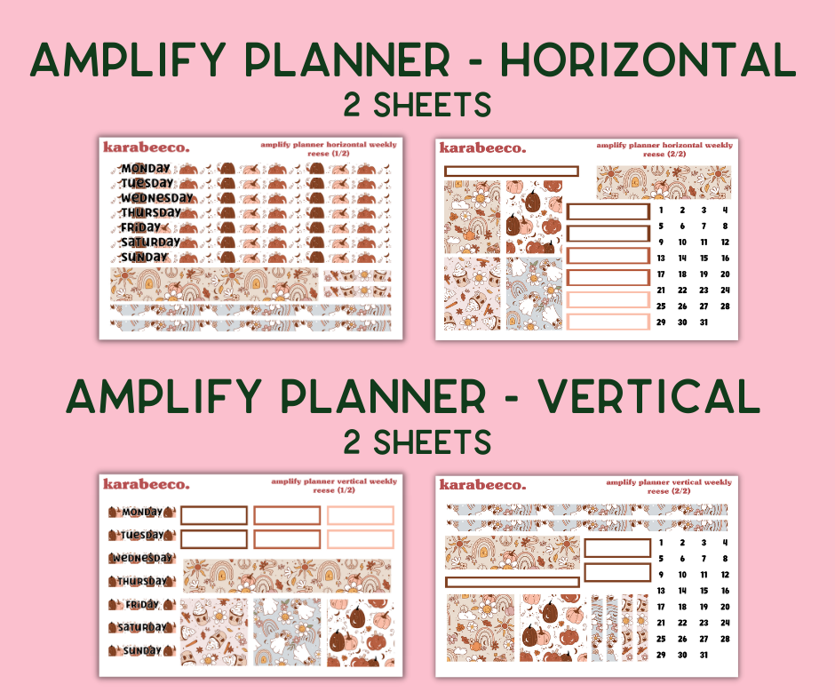 Amplify Planner Stickers | Weekly Kit | Reese